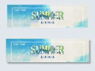 清新淡雅服装品牌BANNER图片