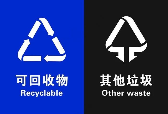 可回收物 其他垃圾图片