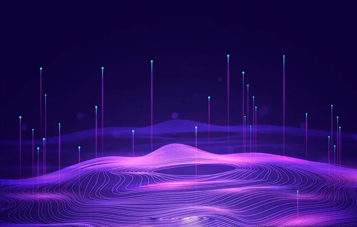 紫色几何抽象科技背景底纹图片