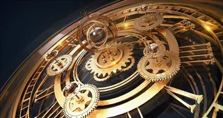 金色 时间 宇宙 光斑 金属图片