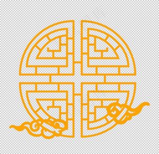 中式雕花边框图片