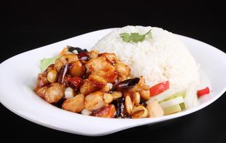 宫保鸡丁盖饭图片