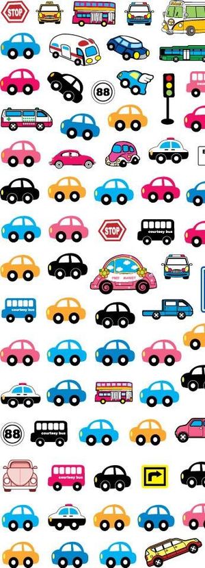各式卡通车图片