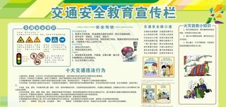 交通安全宣传栏图片