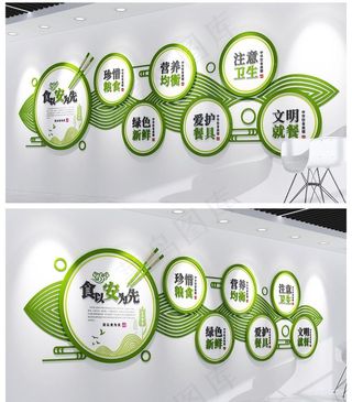 食堂文化墙图片
