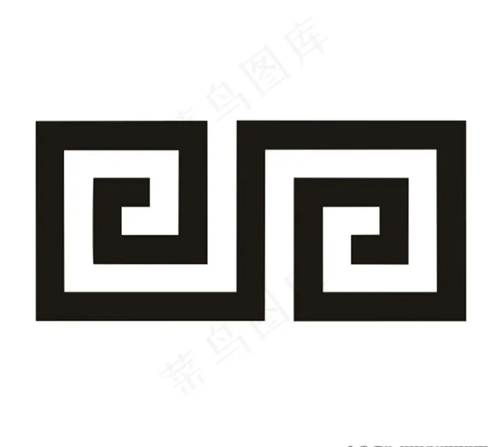 回形纹图片cdr矢量模版下载