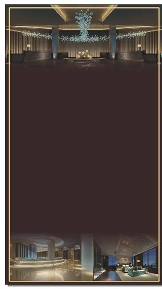 会所展架背景图片