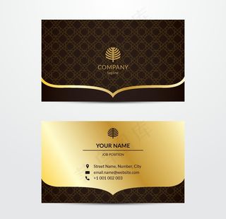 酒店名片模板图片