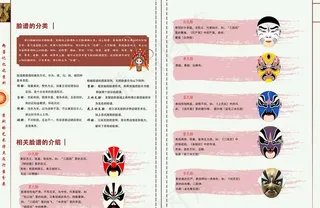 京剧书籍内页排版图片