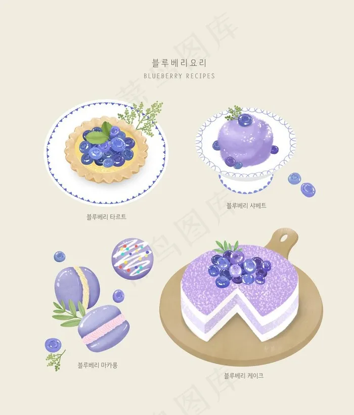 手绘美食海报图片(3800X4600(DPI:300))psd模版下载