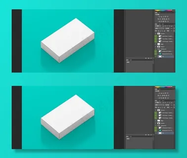 方形盒子样机图片
