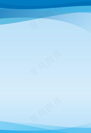 蓝色展板模板矢量图图片