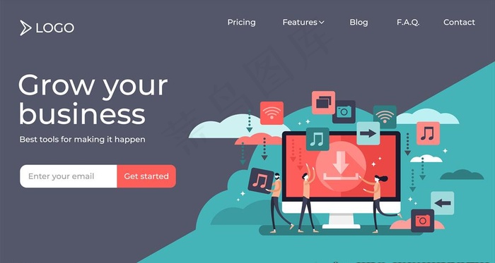 拓展公司业务图片