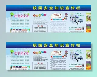 校园安全知识宣传栏图片