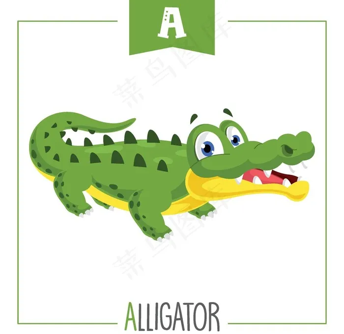 鳄鱼标志图片eps,ai矢量模版下载