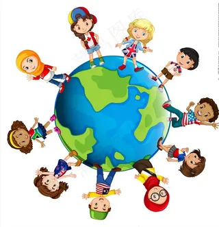 卡通儿童插画图片