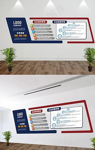 企业文化墙图片