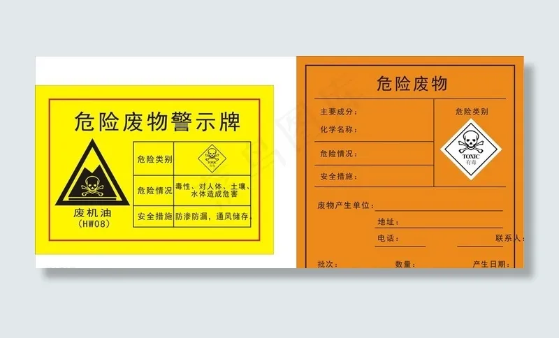 危险废物图片