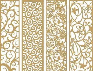 窗花花格雕花图片