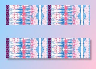 地毯印花几何图红色电纹红花图片