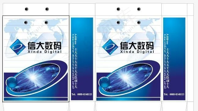 ai分层手提袋（展开）图片ai矢量模版下载