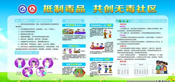 禁毒展板图片