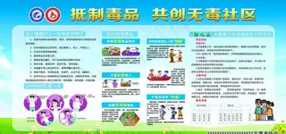 禁毒展板图片