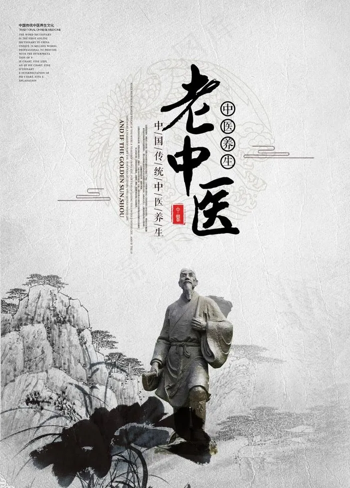 老中医图片(2480X3307(DPI:150))psd模版下载