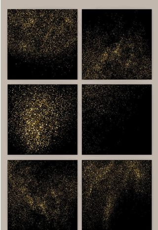 金粉金色光点图片