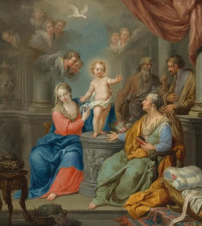 圣母与圣婴图片