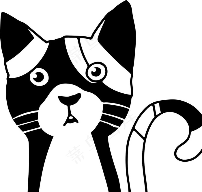 猫图片cdr矢量模版下载