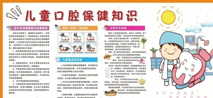 儿童口腔保健知识图片