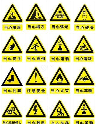 建筑工地安全警示图片