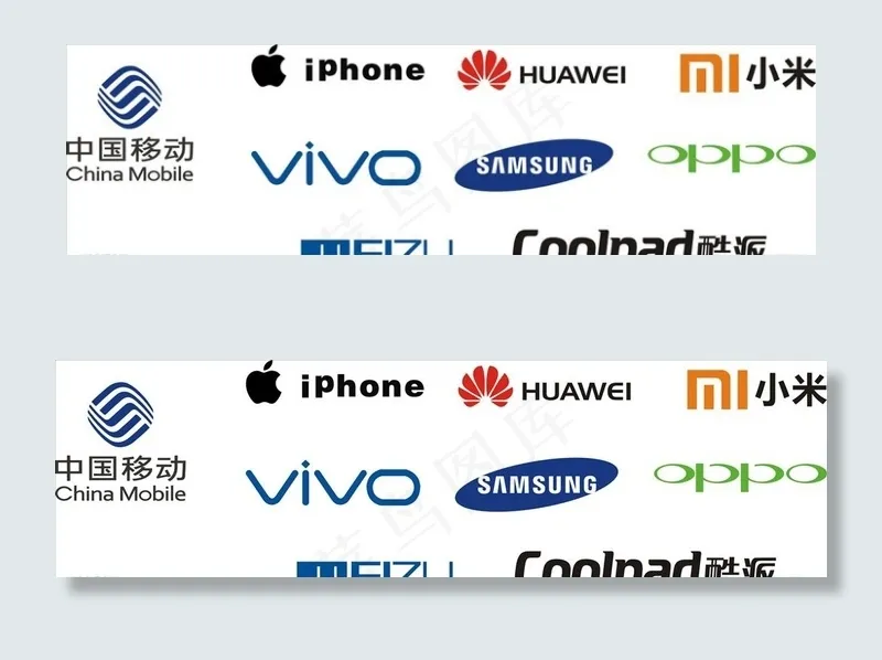 手机品牌LOGO图片cdr矢量模版下载