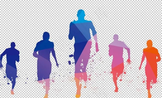 奔跑的人图片