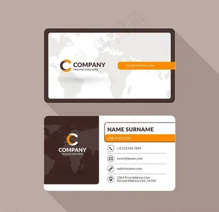 公司名片 创意名片 精美名片图片