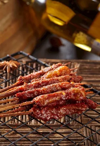 烤串 炸串 牛肉串图片