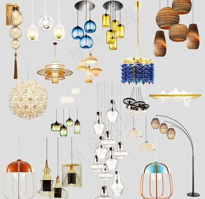 灯图片psd模版下载