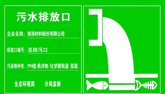 污水排放口标牌图片