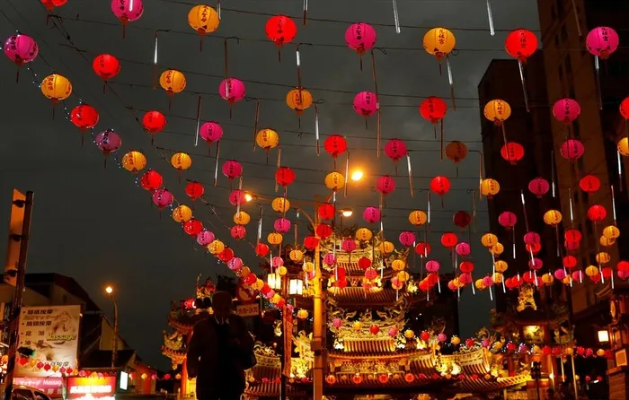 挂灯笼图片