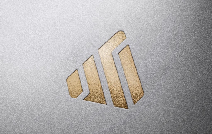 LOGO样机 真皮压印效果图片