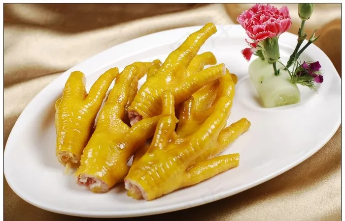 盐焗鸡脚图片