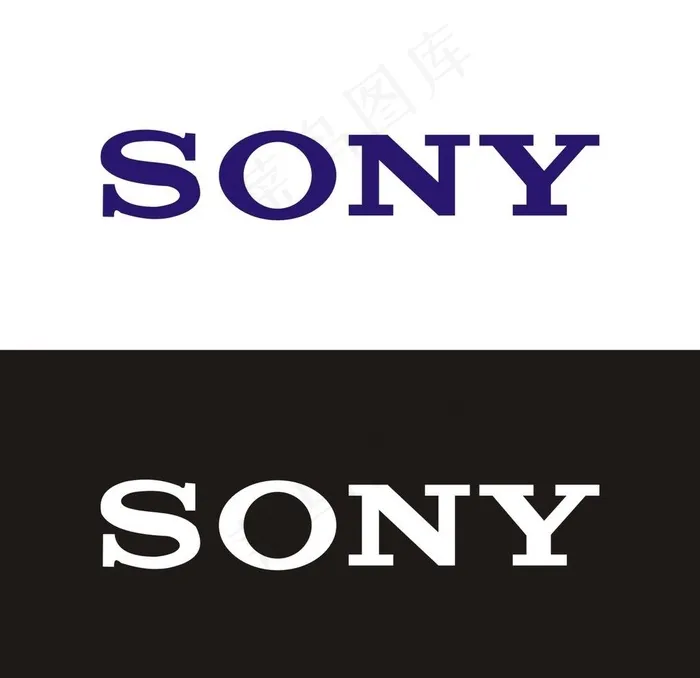 SONY标志图片cdr矢量模版下载