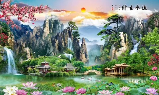 流水生财图片 流水生财图片