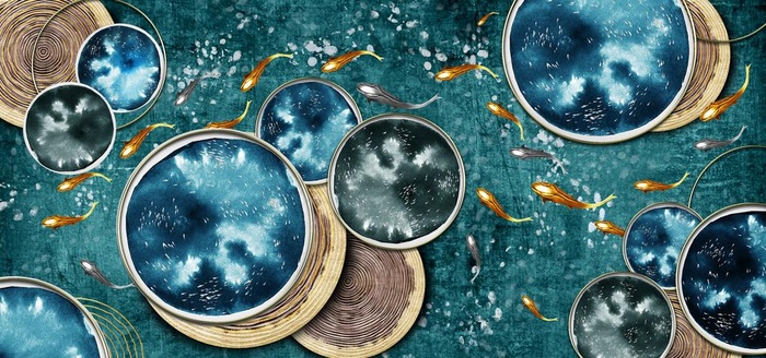 轻奢装饰画图片