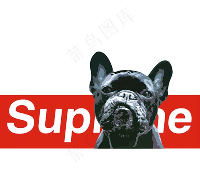 super狗狗图片ai矢量模版下载