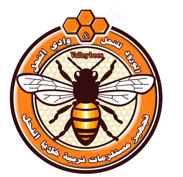 可爱的蜜蜂图片psd模版下载