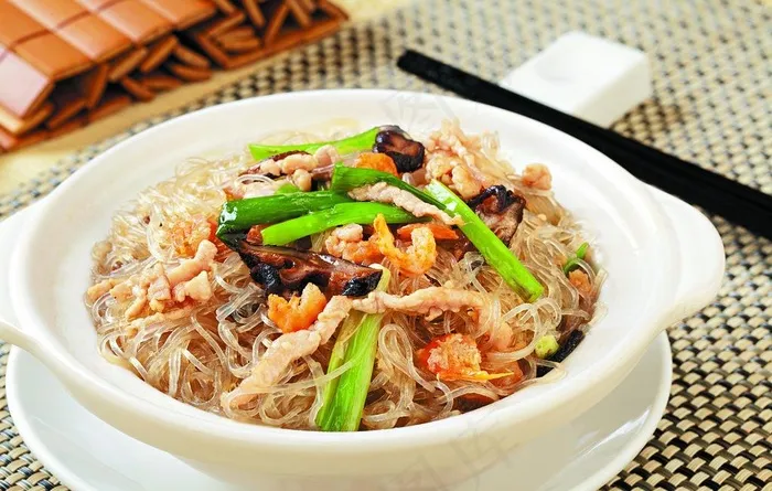 虾米粉丝煲图片