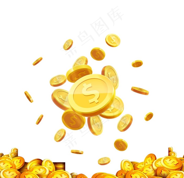 金币图片psd模版下载