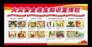 火灾安全逃生图片